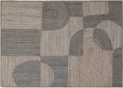 Covor natural din iută împletit manual, cu model abstract, 200 x 300 cm, „Bazeilles”
