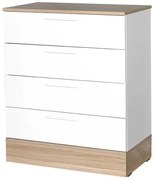 Comodă Seraphina 1 (stejar + alb) . 1109357
