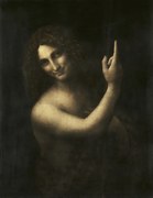 Reproducere St. John the Baptist, 1513-16, Leonardo da Vinci