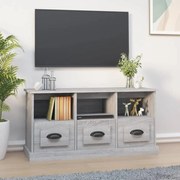 vidaXL Comodă TV, gri sonoma, 100x35x50 cm, lemn prelucrat