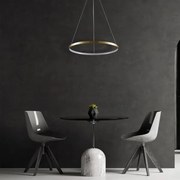 Lustră LED pe cablu LEA LED/20W/230V 4000K d. 50 cm auriu
