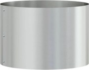 vidaXL Inele pentru vaze Argintiu 30 x 30 x 20 cm Oțel Galvanizat