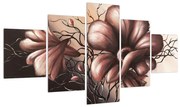 Tablou cu flori (125x70 cm), în 40 de alte dimensiuni noi