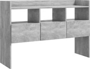 vidaXL Servantă, gri beton, 105x30x70 cm, PAL