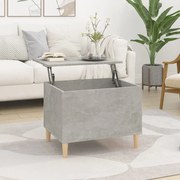 vidaXL Măsuță de cafea, gri beton, 60x44,5x45 cm, lemn prelucrat