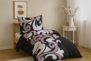 Lenjerie de pat din polibumbac pentru 2 paturi TATTOO, negru Dimensiune lenjerie de pat: 2 buc 70 x 90 cm | 2 buc 140 x 200 cm