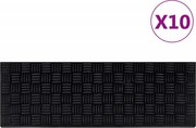 vidaXL Trepte de scară, 10 buc., 25x75 cm, cauciuc
