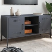 vidaXL Dulap TV, antracit, 100,5x39x50,5 cm, oțel