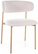 Scaun Elton D bej deschis/stejar Brego22