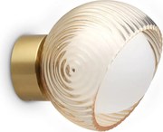 Aplica de perete moderna BLOOM AP1 D12 OTTONE