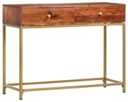 vidaXL Masă consolă, 100x35x76 cm, lemn masiv de acacia