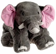 Termofor pentru copii Hugo Frosch Classic 3 în 1cu pernă elefant 1,8 l, gri
