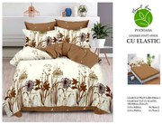 Lenjerie Pat Dublu, Bumbac Finet, 6 Piese, CU ELASTIC - Papadii