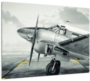 Tablou pe sticlă - Avion (70x50 cm)