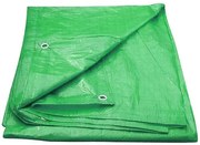 Prelată de acoperire, cu ochiuri, 3 x 4 m, 100 g/m2, verde