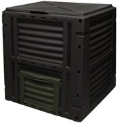 Compostor, 450 l , negru, 80 x 80 x 81 cm