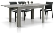 MASA LIZZY extensibila 140cm/90 cm - GRI CIMENT