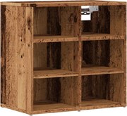 vidaXL Dulap Pantofi lemn vechi 52x30x50 cm