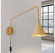 Lampă de perete Sollux SL.1698 NOX 1xE14/10W/230V auriu