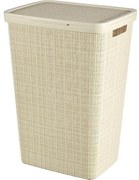 Curver Coș pentru rufe murdare Jute 58 l, bej