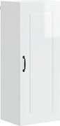 vidaXL Dulap de bucătărie Kalmar Alb lucios 40 x 31 x 100 cm