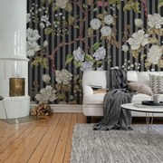 Fototapet, Rose Stripe, Midnight, Rebel Walls