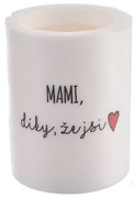 InDecor Lumânare cu parfum MAMI, mulțumesc căexiși, 8 x 10 cm