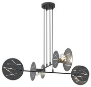 Lustră pe cablu XOTIC 4xE27/15W/230V negru