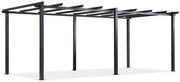 Barbados 3 x 6 m antracit Garden Point metalic patio pergola cadru