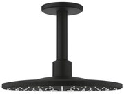 Palarie si brat de dus Grohe Rainshower SmartActive 310 cu 2 functii negru mat