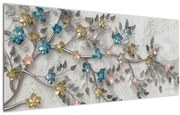Tablou - Pe creangă - abstract (120x50 cm)