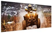 Tablou cu șofer pe ATV (120x50 cm), în 40 de alte dimensiuni noi