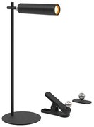 Lampă de birou LED magnetică reglabilă LED/3W/5V 4000K 1500 mAh negru