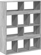 vidaXL Separator de cameră gri sonoma, 100x33x125,5 cm, lemn prelucrat