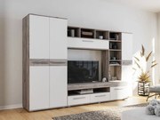 Living Vivo, Alb/Stejar 300 cm