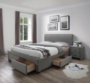 Pat matrimonial 180 cm Aldeia (cu somieră și sp. depozitare). Promo -6%. 1008005