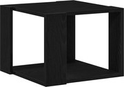vidaXL Masă de cafea Stejar Negru 40 x 40 x 30 cm Lemn compozit