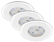 SET 3x corp de iluminat LED dimabil pentru baie Briloner 7197-036 LED/4,5W/230V IP44