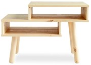 Măsuță de cafea din lemn de pin Karup Design Hako, natural