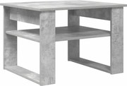 vidaXL Masă de cafea Gri din beton 64 x 54 x 44 cm Lemn compozit