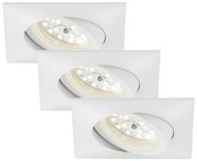 SET 3x corp de iluminat LED încastrat Briloner 7210-036 ATTACH LED/5W/230V IP44 alb