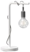 Lampă de masă ONLI WIRE 1xE27/15W/230V 48 cm gri/alb