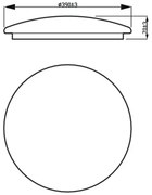 Plafonieră LED MOIRE LED/20W/230V 2700K Philips