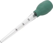 Pipetă din sticlă pentru carne cu mâner din silicon