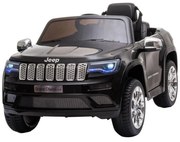 Masinuta Electrica cu acumulator pentru copii NOVOKIDS™ Jeep Grand Cherokee, Roti din Cauciuc EVA, Max 30 kg ,Usi cu deschidere ,Baterie12V ,2 Viteze