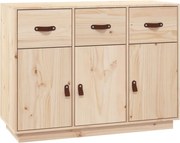 vidaXL Servantă, 100x40x75 cm, lemn masiv de pin