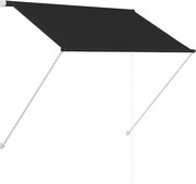 vidaXL Copertină retractabilă, antracit, 100 x 150 cm