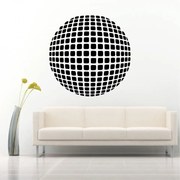 Sticker perete Optical Illusion Round