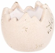 Vase de ceramică pentru flori Coajă în picioare,13 x 13 x 11 cm