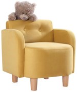 Fotoliu pentru copii DORY, galben